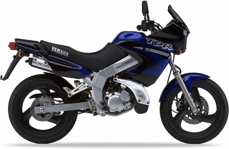 Yamaha Tdr 125 1998 2000 Niebieski vinyl decals adesivi racebike juula motocolors