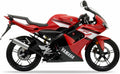 Yamaha Tzr 50 2009 Czerwony stickers decals matrica restoration juula motocolors