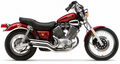 Yamaha XV 535 Virago 1988 Brazowy motorbike decals pegatinas bodywork juula motocolors