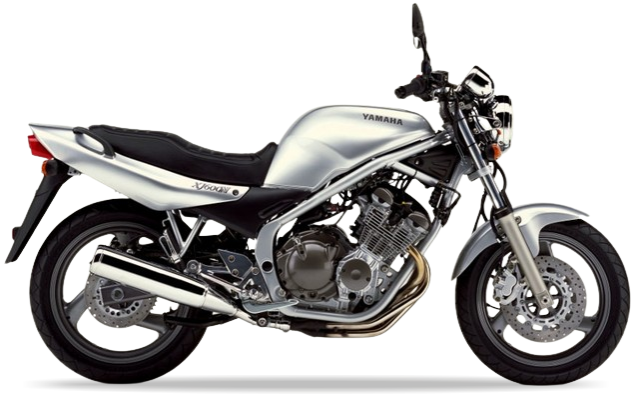 Yamaha Xj 600 N 1996 2001 Srebrny 1 replica decals grafiche fuel tank juula motocolors