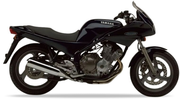 Yamaha Xj 600 S Diversion 1992 1993 Ciemny Niebieski Metaliczny 3 vinyl decals adesivi racebike juula