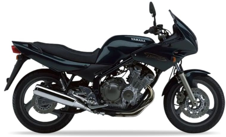Yamaha Xj 600 S Diversion 1997 2002 Ciemny Cyjanowy Metaliczny 8 stickers decals pegatinas fairings racebike juula motocolors