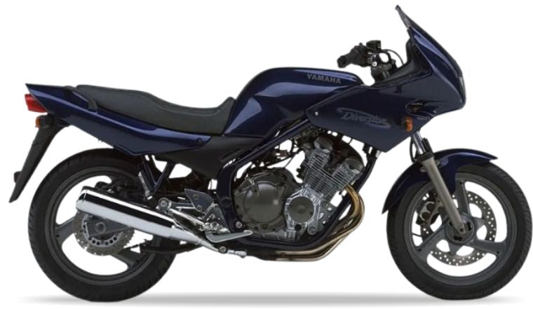 Yamaha Xj 600 S Diversion 1997 2002 Ciemny Fioletowy Niebieski Metaliczny 2 motorbike decals pegatinas bodywork juula motocolors
