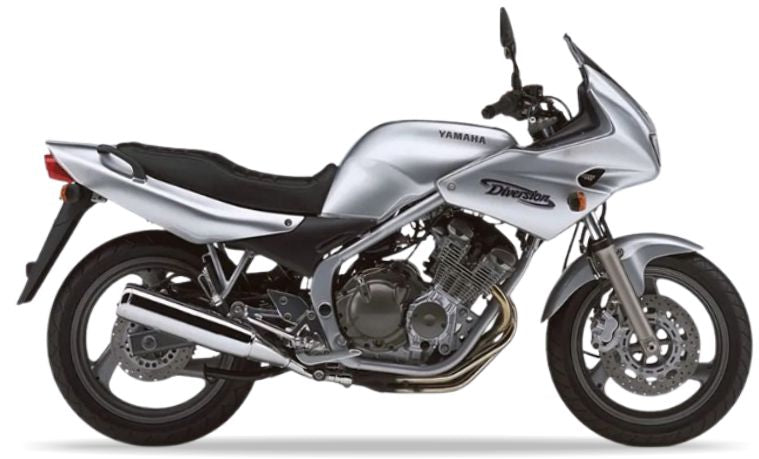 Yamaha Xj 600 S Diversion 1997 2002 Srebrny Metaliczny 1 stickers decals autocollants restoration kit juula motocolors