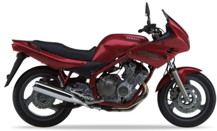 Yamaha Xj 600 S Diversion 1998 2000 Fioletowy Czerwony 4 bike stickers set grafiche adesivi custom juula motocolors