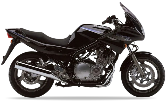 Yamaha Xj 900 S Diversion 1995 1996 Czarny 2 motorbike decals pegatinas bodywork juula motocolors