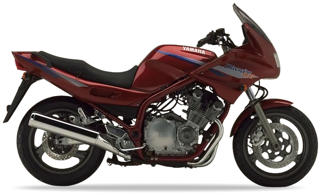 Yamaha Xj 900 S Diversion 1995 1996 Czerwony 2 motorcycle stickers set adesivi fairings juula motocolors