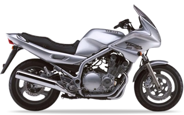 Yamaha Xj 900 S Diversion 1997 2002 Srebrny 1 vinyl decals adesivi racebike juula motocolors