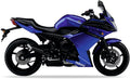 Yamaha Xj6 Diversion F 2010 2011 Niebieski VPBC5 stickers decals adesivi replicas juula motocolors