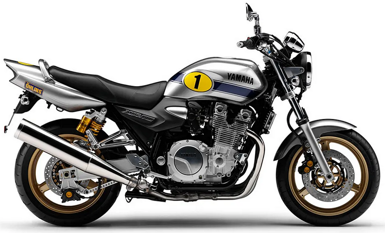 Yamaha Xjr 1300 2009 2010 Srebrny 3 bike stickers set grafiche adesivi custom juula motocolors