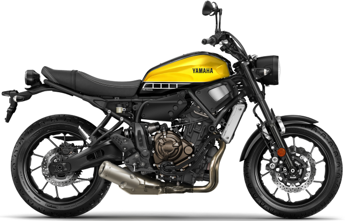 Yamaha Xsr 700 2021 Zolty motorcycle stickers set adesivi fairings vinyl juula motocolors