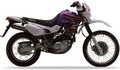Yamaha Xt 600 E 1995 1996 Purpurowy Bialy race decals grafiche aftermarket kit juula motocolors