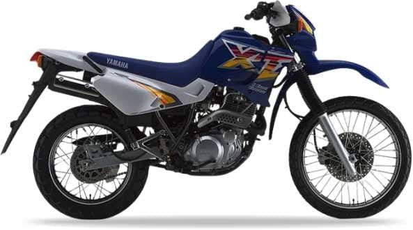 Yamaha Xt 600 E 1997 Niebieski FBL oem replica stickers decals grafiche juula motocolors