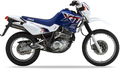 Yamaha Xt 600 E 1998 Bialy Niebieski graphics kit aufkleber aftermarket juula motocolors