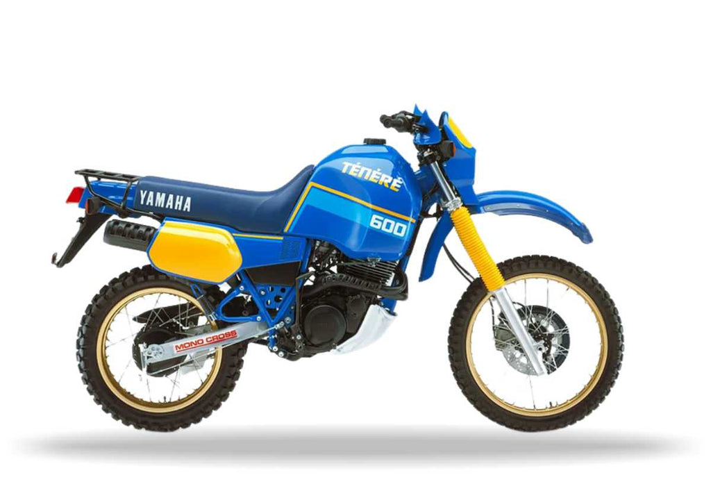 Yamaha Xt 600 Z Tenere 1986 Niebieski stickers decals matrica restoration juula motocolors
