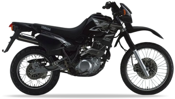 Yamaha Xt 600 E 1997 Czarny motorcycle graphics adesivi replicas juula motocolors