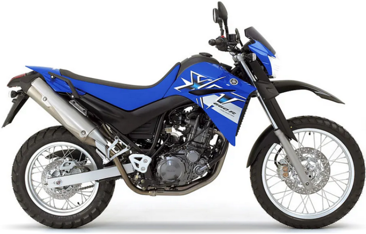 Yamaha Xt 660 R 2007 Niebieski E bike stickers aufkleber side panels juula motocolors