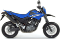 Yamaha Xt 660 X 2007 Niebieski replica decals grafiche fuel tank juula motocolors
