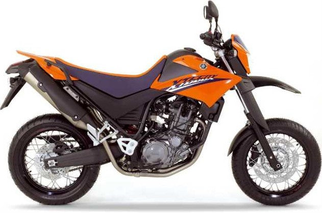 Yamaha Xt 660 X 2007 Pomaranczowy vinyl kit aufkleber race decals juula motocolors