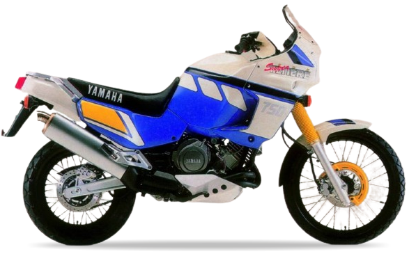 Yamaha Xtz 750 Super Tenere 1989 Bialy motorcycle decals vinyl kit juula motocolors