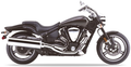 Yamaha Xv 1700 Warrior 2002 2004 Czarny replica decals set aufkleber fuel tank juula motocolors