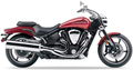 Yamaha Xv 1700 Warrior 2002 2004 Czerwony aufkleber autocollants replika juula motocolors