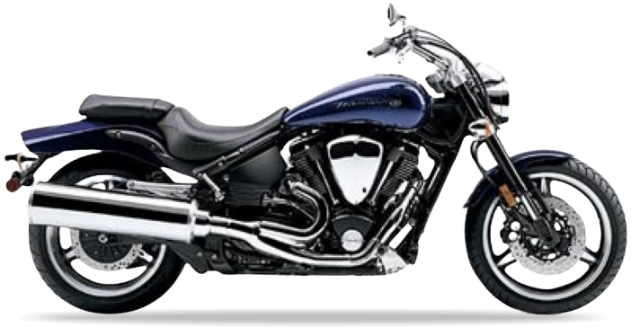 Yamaha Xv 1700 Warrior 2002 2004 Niebieski motorbike decals pegatinas bodywork juula motocolors