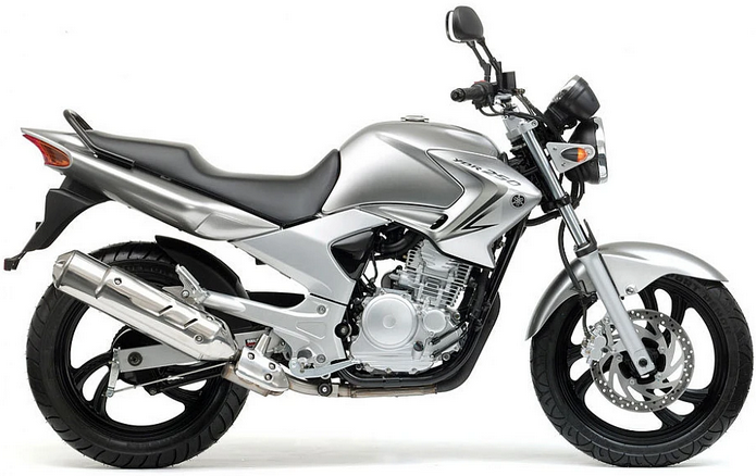 Yamaha Ybr 250 2007 2009 Srebrny 3 S3 bike stickers aufkleber side panels juula motocolors