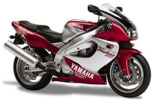 Yamaha Yzf 1000 R 1996 2001 Czerwony Srebrny motorbike cowling juula motocolors