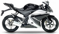 Yamaha Yzf 125 R 2008 Czarny stickers decals matrica restoration juula motocolors