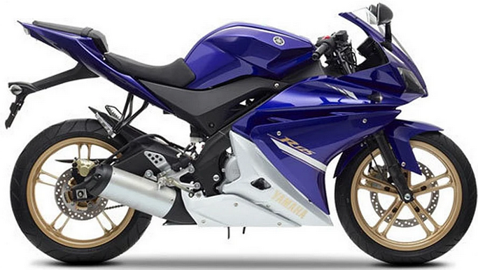 Yamaha Yzf 125 R 2012 Niebieski 13 Dpbm13 graphics kit stickers autocollants replika juula motocolors