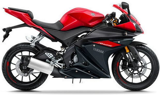 Yamaha Yzf 125 R 2016 Czerwony 2 Vyrm2 stickers decals autocollants restoration kit juula motocolors