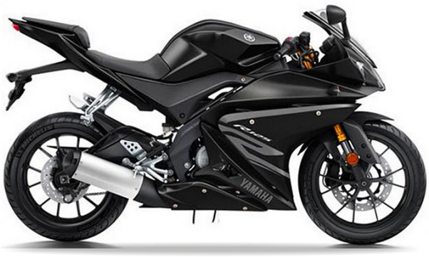 Yamaha Yzf 125 R 2017 2018 Ciemny Szary 6 Mdnm6 replica decals set aufkleber fuel tank juula motocolors