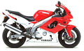 Yamaha Yzf 600 R Thundercat 1996 Czerwony stickers decals matrica restoration juula motocolors