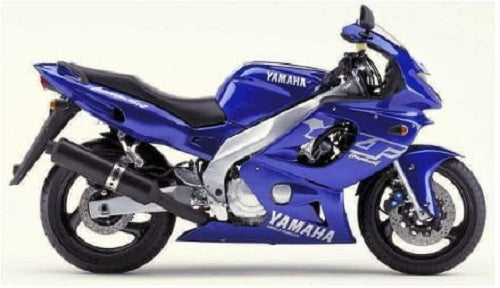 Yamaha Yzf 600 R Thundercat 1998 2000 Niebieski graphics kit juula motocolors