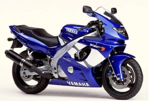 Yamaha Yzf 600 R Thundercat 2002 Niebieski motorcycle stickers oem replica juula motocolors