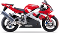 Yamaha Yzf R1 2000 Czerwony Rn04 motorcycle graphics adesivi replicas juula motocolors