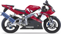 Yamaha Yzf R1 2001 Czerwony Rn04 motorbike stickers pegatinas cowling juula motocolors