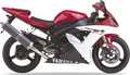Yamaha Yzf R1 2002 Czerwony Biały Rn09 vinyl decals adesivi racebike juula motocolors