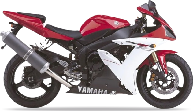 Yamaha Yzf R1 2002 Czerwony Biały Rn09 vinyl decals adesivi racebike juula motocolors