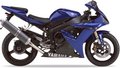 Yamaha Yzf R1 2002 Niebieski Typ B Rn09 replica decals autocollants bodywork juula motocolors