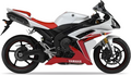 Yamaha Yzf R1 2007 Biały Czerwony Rn19 motorcycle stickers set adesivi fairings juula motocolors