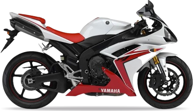 Yamaha Yzf R1 2007 Biały Czerwony Rn19 motorcycle stickers set adesivi fairings juula motocolors