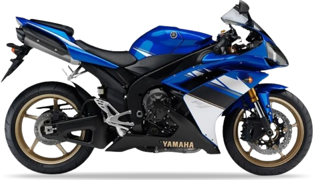 Yamaha Yzf R1 2008 Niebieski Złoty Rn19 bike stickers aufkleber side panels juula motocolors
