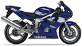 Yamaha Yzf R6 1999 Niebieski C Rj03 stickers decals adesivi aftermarket replicas juula motocolors