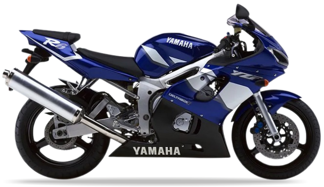 Yamaha Yzf R6 2001 Niebieski C Rj03 bike stickers set grafiche adesivi custom juula motocolors