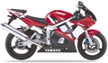 Yamaha Yzf R6 2002 Czerwony Rj03 motorcycle stickers set adesivi fairings juula motocolors
