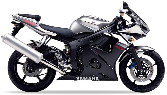 Yamaha Yzf R6 2003 Srebrny 3 Rj05 oem replica stickers decals grafiche juula motocolors