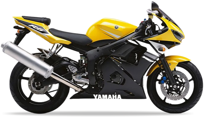 Yamaha Yzf R6 2003 Żółty Rj05 motorbike stickers pegatinas cowling juula motocolors