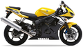 Yamaha Yzf R6 2003 Żółty Rj05 motorbike stickers pegatinas cowling juula motocolors